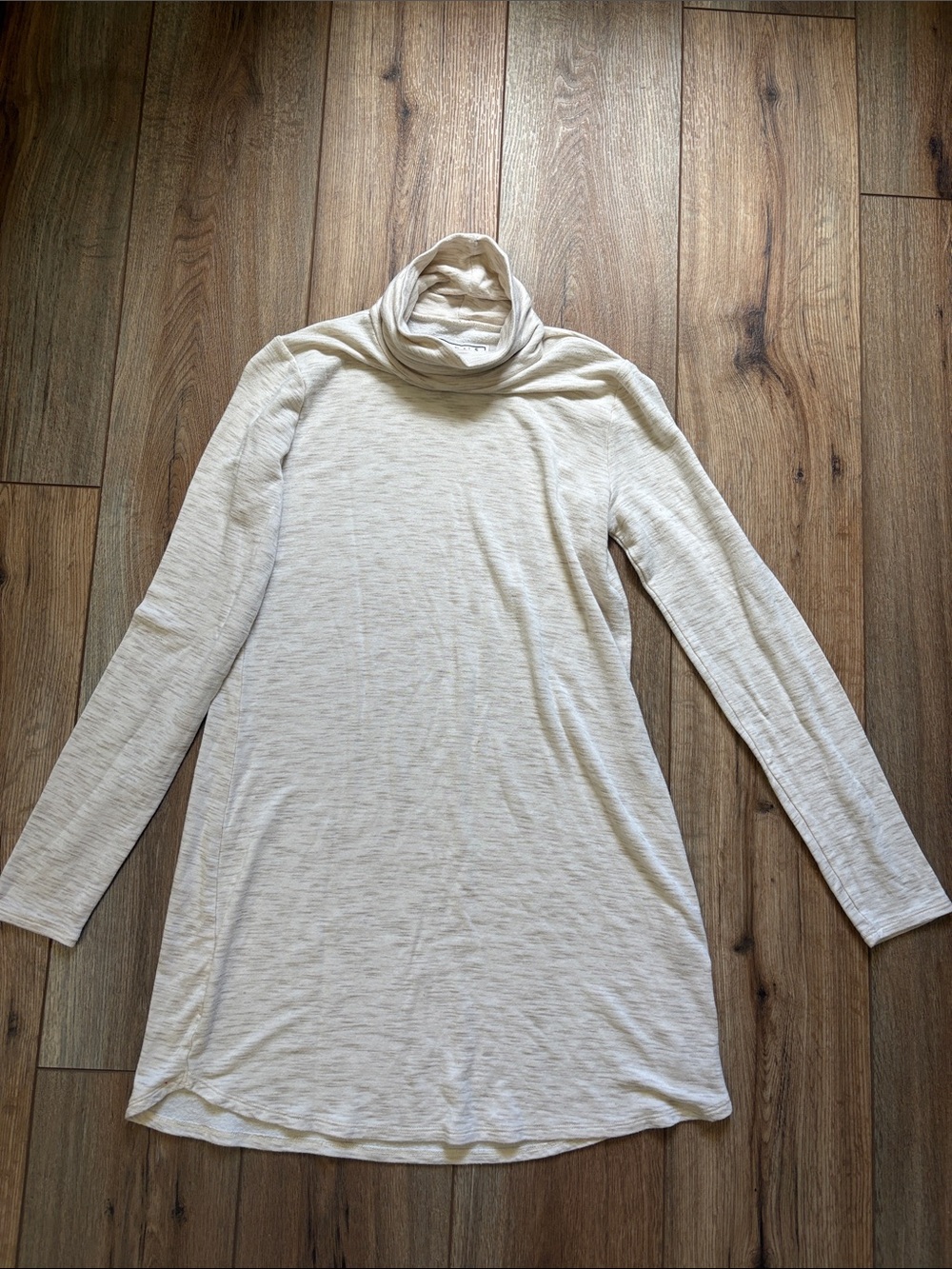 Abercrombie & Fitch Cream oatmeal turtle Neck dress